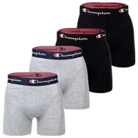 Champion Boxers bleu marine / gris chiné / noir / blanc