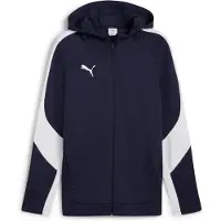 Puma Veste de survêtement 'teamEVOSTRIPE' bleu / blanc