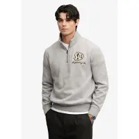 Superdry Sweat-shirt 'Vintage Athletic' taupe / gris foncé / noir