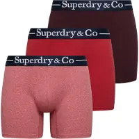 Superdry Boxers marine / rouge / lie de vin / rouge pastel