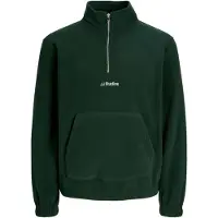 Jack & Jones Soho Half Zip Sweatshirt Vert S Homme
