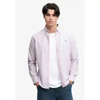 Superdry Chemise bleu marine / pétrole / rose ancienne