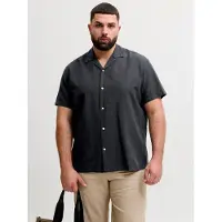 Jack & Jones Chemise à Manches Courtes Breeze Linen Plus Size