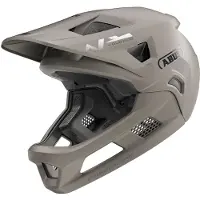 ABUS Casque de VTT YouDrop FF - Casque intégral pour enfants et adolescents - idéal pour débuter le VTT - avec mentonnière amovible - Gris, taille S
