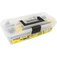 Home>it HOME It Coffret d'outils rempli, 34 pièces – Mallette à outils remplie avec marteau, tournevis, etc