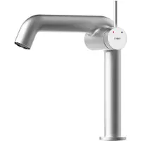 Emke Robinet de salle de bain , chromé, mitigeur à levier unique en laiton, cartouche en céramique