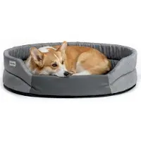 Peluvio Arita : Panier pour chien, imperméable, facile à nettoyer, antidérapant, bas