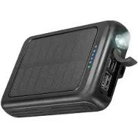 SBS Batterie externe solaire 5 000 mAh avec recharge sans fil