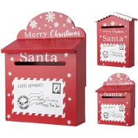 Koopman Deko Briefkasten Weihnachten Merry Christmas Santa assortiert