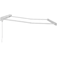 vidaXL Structure manuelle pour auvent, 4 x 3 mètres, blanche, en aluminium avec revêtement par poudre