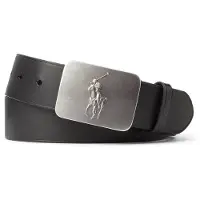Ralph Lauren Ceinture 'VACCHETTA' noir