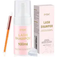 Sonstiges Shampoing pour cils avec brosse, 100 ml, pour usage professionnel et à domicile