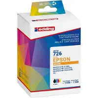 Edding schwarz, cyan, magenta, gelb Druckerpatronen kompatibel zu EPSON 405XL (T05H) Multipack, 4er- (C, CF, M, Y)