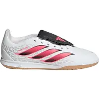 Adidas Chaussures de salle Predator Club Fold-Over Tongue Sala Indoor Football Boots Kids "White/Black/Pink" pour Enfant