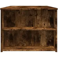 vidaXL Table basse chêne fumé 102x55x42 cm Bois composite