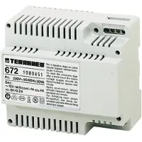 Bticino Bloc d'alimentation Contacteur de porte 8V AC multi-tension REG IP20 50Tln