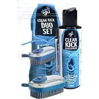 GloveGlu Clean Kick Duo Set : Nettoyant pour chaussures - Transparent | Taille : UNIQUE