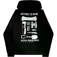 Alpha industries Sweat-shirt sable / marron / noir / blanc