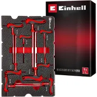 Einhell Jeu de tournevis à poignée en T E-Case , 370526, 9 pièces