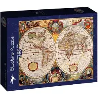 Blue Bird Puzzle BLUEBIRD : Carte du monde antique, 1 000 pièces