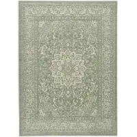FRAAI Tapis vintage | Wonder Oriental Vert | 70x140cm | Vert | Polypropylène | Rectangulaire