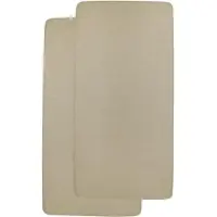 Meyco jersey draps-housses 2-pack 70x140/150 taupe (140 x 70 cm)