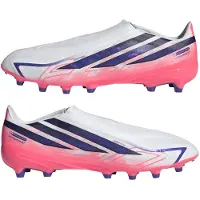 Adidas Chaussure de foot 'F50 Hyperfast League' bleu violet / rose / blanc