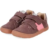 Bisgaard : Baskets pour filles, modèle pieds nus, couleur lilas, matière : cuir, taille : 26