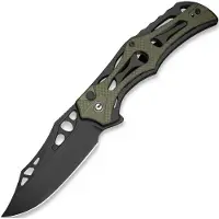 CIVIVI Biophase, Black Aluminum/OD Green Coarse G-10, Black SW