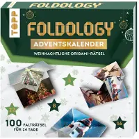 Sonstige Verlage Foldology - Le calendrier de l'Avent des puzzles en origami