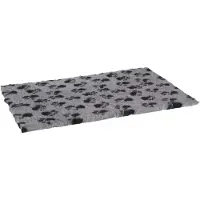 Flamingo Hunde Vetbed Boris rectangulaire gris, dimensions : 100,5 x 63 x 5,5 cm