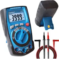 Peaktech P1021 Multimètre numérique TrueRMS 4000 points – Multimètre à gamme automatique pour l'électronique, la maison et l'atelier
