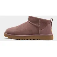 Ugg pour femme. 1116109 Bottes en cuir Classic Ultra Mini taupe (39), Plat, Aucun, Casuel