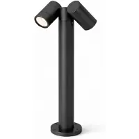 HOFTRONIC™ - Lampadaire extérieur double 8W 690lm IP65 4000K Noir
