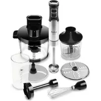 Amica Mixeur plongeant avec kit, Mixeur plongeant, Gris, Argent, Noir