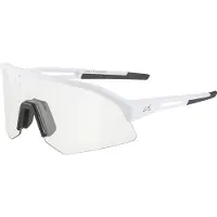Alpina Unisexe, Lunettes de sport, Sonic HR V (Blanc Mat, Noir), Blanc