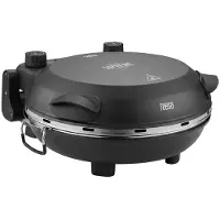Uni-T Four à pizza Four à pizza SUPREME FUN 1200 W, 400 degrés, deux résistances, noir, Gril de table, Noir
