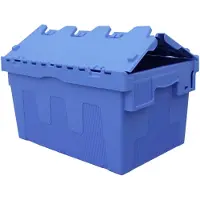 Viso Boîte à couvercle à charnière DSW5536 (L x H x P) 600 x 320 x 400 mm bleu 1p.