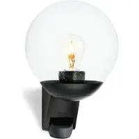 Steinel Lampe d'extérieur avec détecteur de mouvement E27, noire