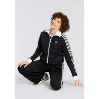 Adidas Pantalon 'Firebird' noir / blanc