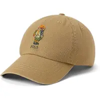Ralph Lauren Casquette kaki / olive / vert pastel / orange clair