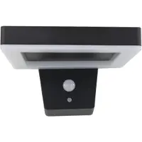 REV LED Solar Wandleuchte Square schwarz