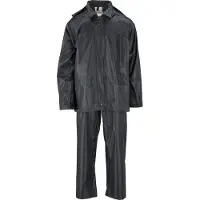 TRIZERATOP Ensemble de pluie bleu marine, modèle compact, taille XL, 2 pièces
