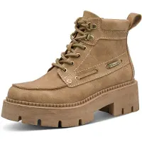 Tamaris - Bottines en daim, couleur camel