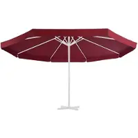 vidaXL Housse de rechange pour parasol Bordeaux rouge 500 cm