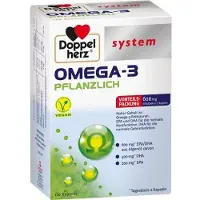 Queisser Pharma GmbH & Co. KG Doppelherz Omega-3 système végétal gélules, 120 gélules