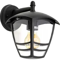 EDO Lampe de jardin Façades Eclairage mural extérieur IMMA BLACK D E27 noir IP44 EDO777380 Garden Line