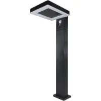 REV LED Solar Stehleuchte Square schwarz