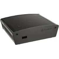 Silverstone SST-PT15B-H1D2 Boîtier Intel NUC (UCFF), Boîtier PC, Noir
