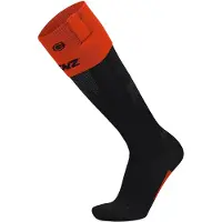 Lenz - Chaussettes de ski chauffantes - Heat Sock 7.1 Toe Cap Black/Red - Taille 35-38 - Noir